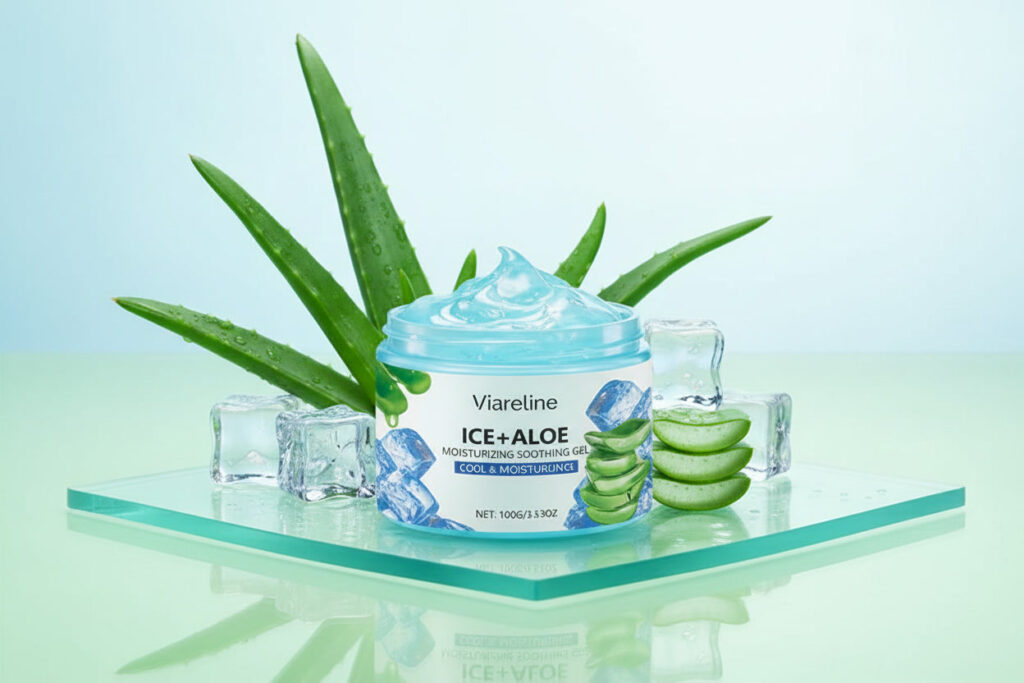 aloe vera gel deep moisturizing sunburn relief