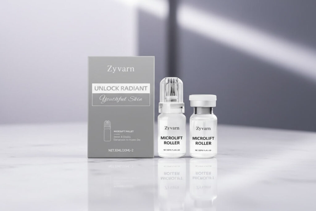 microneedle facial serum 0.25mm for deep hydration