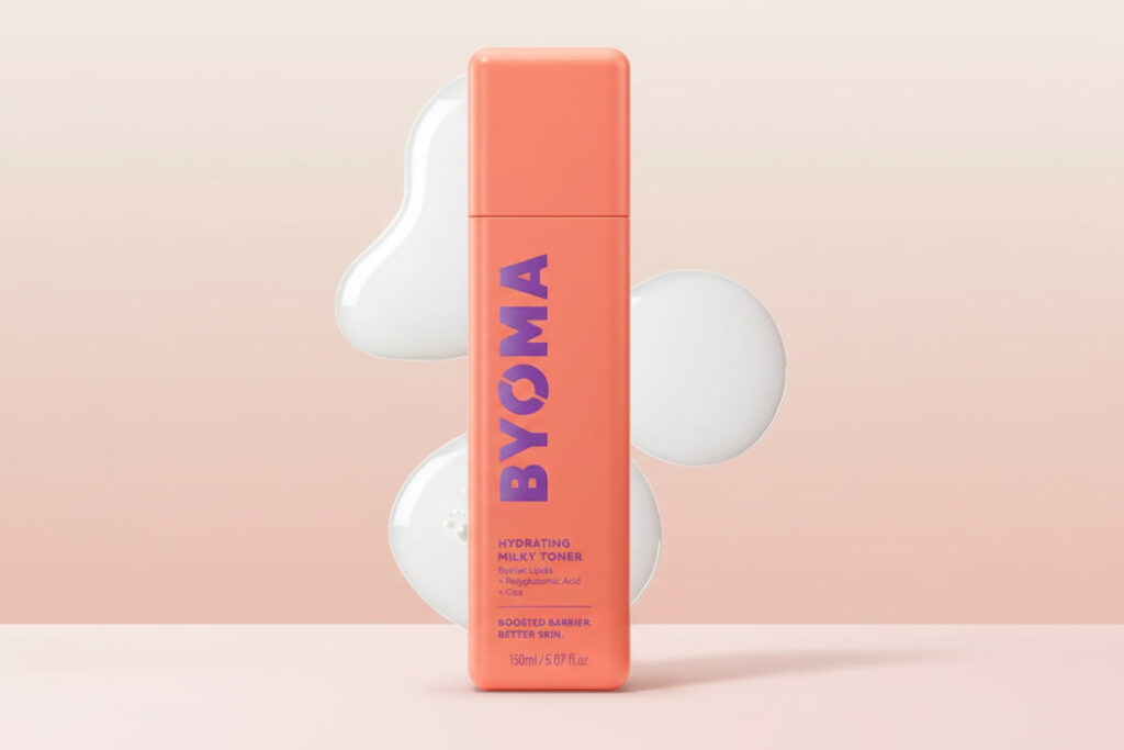BYOMA Hydrating Milky Toner Best Barrier Fix byoma hydrating milky toner bottle for dry and sensitive skin barrier repair