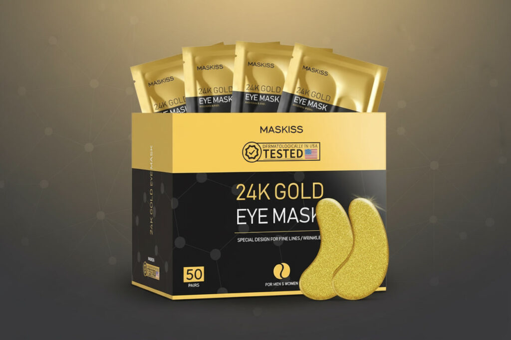 Best Under Eye Patches for Puffy Eyes With Gold & Collagen maskiss 24k gold under eye patches for puffy eyes and dark circles with collagen and hyaluronic acid