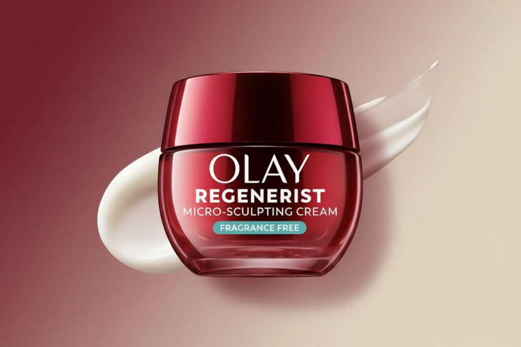 Olay Regenerist: Best Anti-Aging Face Cream? olay regenerist micro sculpting cream anti aging face cream jar with triple collagen peptide