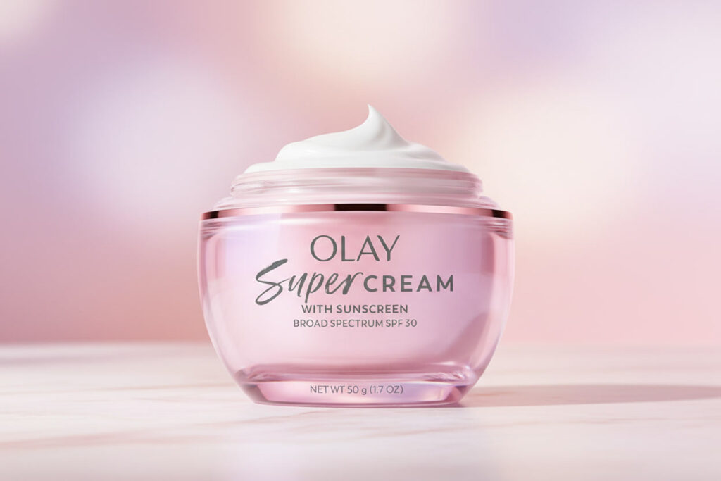 Olay Super Cream SPF 30 — Is It Worth It? olay super cream spf 30 lightweight face moisturizer with niacinamide and vitamin c