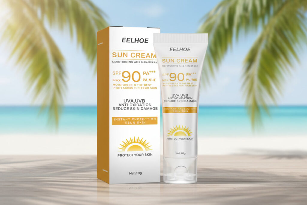 spf 90 sunscreen cream non greasy oil control face sunblock