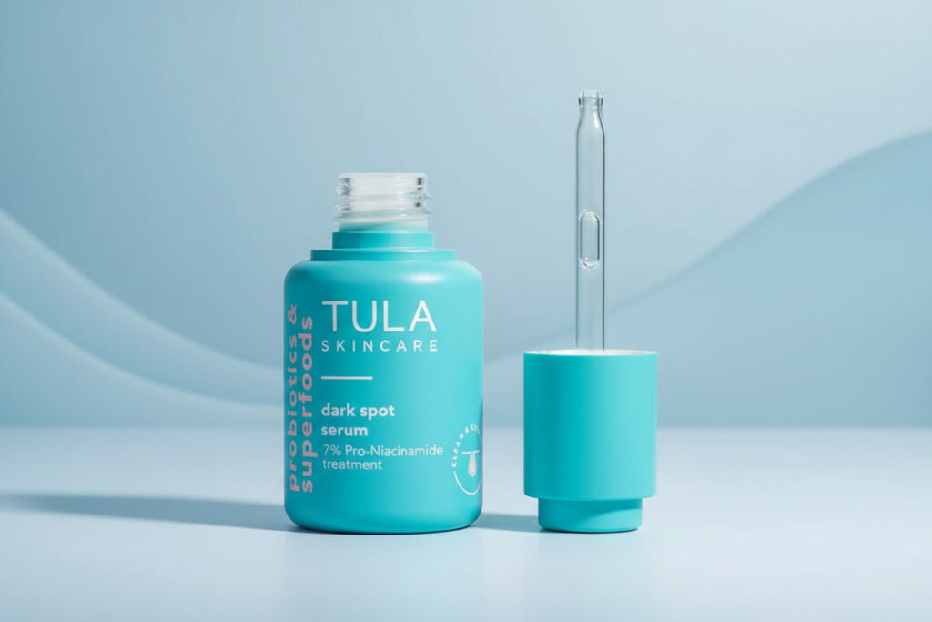 tula dark spot serum with niacinamide for hyperpigmentation and post acne marks