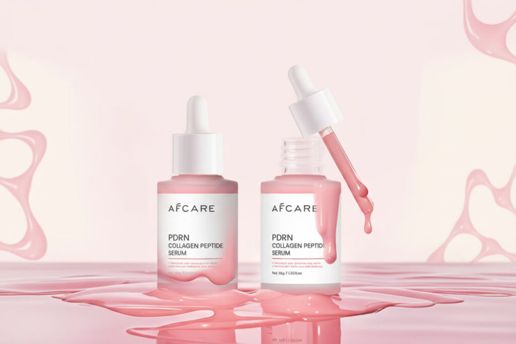dull skin glow serum with collagen peptide and salmon pdrn