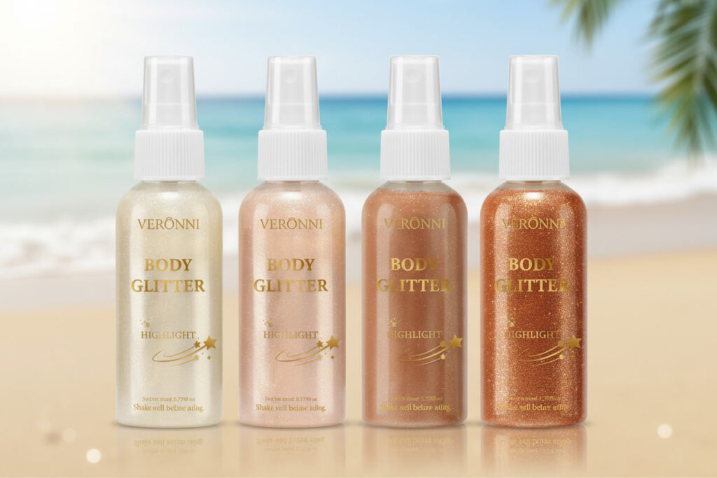 lightweight glow body lotion with shimmer effect on skin