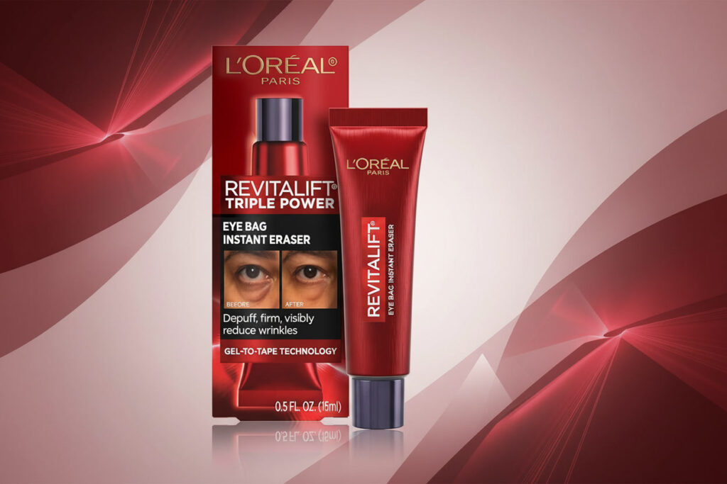 Eye Bag Eraser Guide What No One Tells You First l'oreal paris revitalift triple power eye bag eraser treatment for puffy under eyes and crow's feet