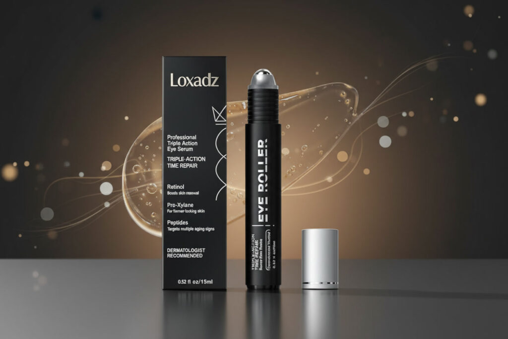 Under Eye Brightener Roller: 5 Real Benefits That Work loxadz under eye brightener roller with caffeine and retinol for dark circles and puffiness